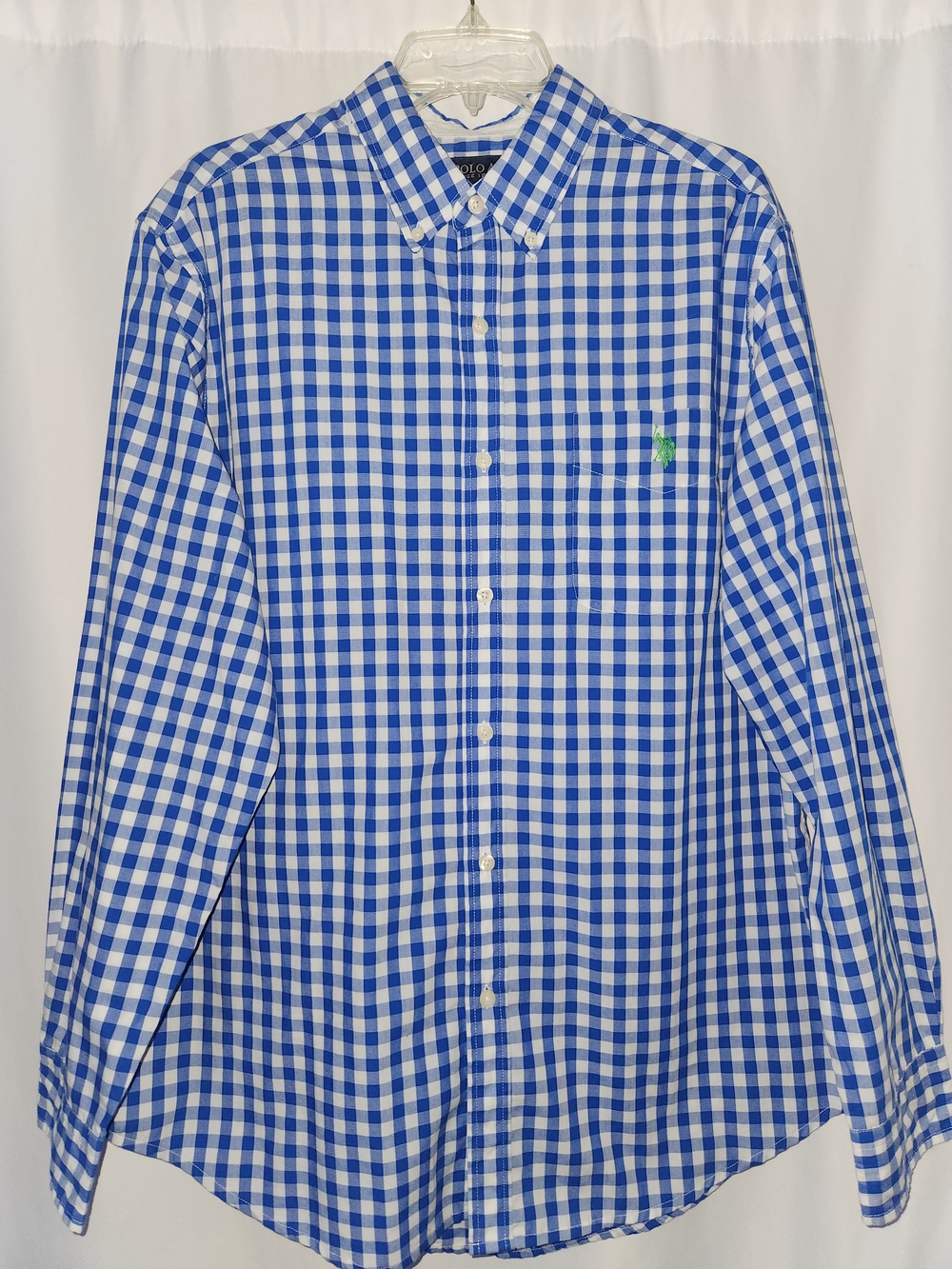 Blue & White Gingham Button-Down Shirt #preppy #ivy league #crisp #sharp #clean